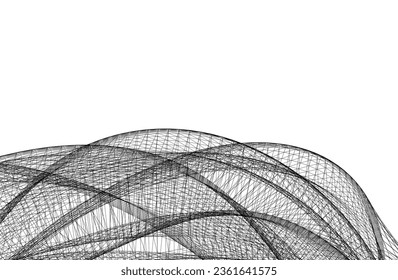 Abstract geometric background vector illustration