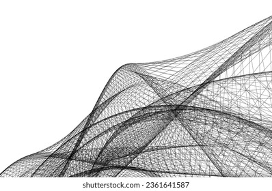 Ilustración del vector de fondo geométrico abstracto
