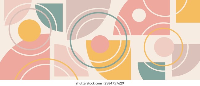 Abstract geometric background, vector illustration