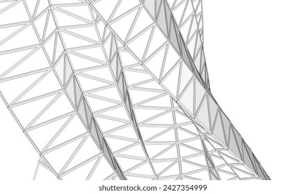 Abstrakte geometrische Hintergrund Vektor-Illustration