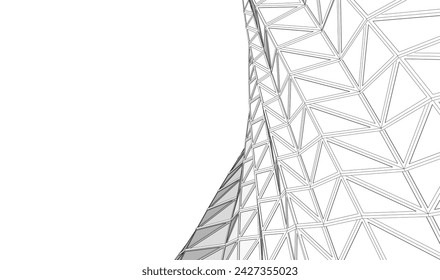 ilustración vectorial de fondo geométrico abstracto
