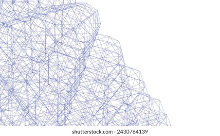 ilustración vectorial de fondo geométrico abstracto	