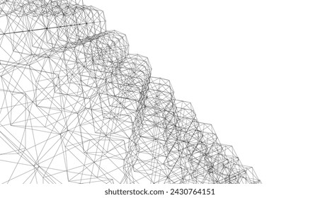 abstract geometric background vector illustration	