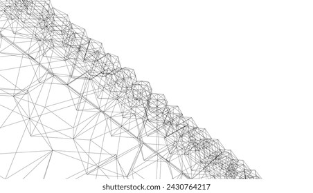 abstract geometric background vector illustration	