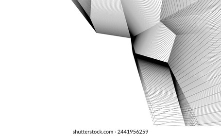 ilustración vectorial de fondo geométrico abstracto