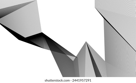 ilustración vectorial de fondo geométrico abstracto