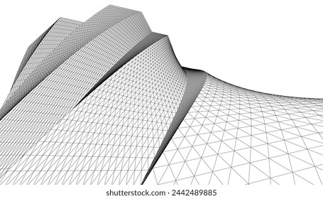 abstract geometric background vector illustration