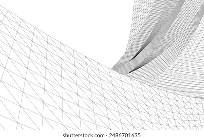 abstract geometric background vector illustration