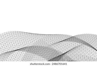 Ilustración vectorial de fondo geométrico abstracto