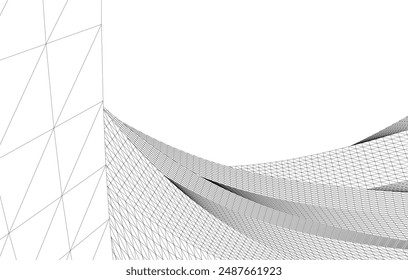 Abstract geometric background vector illustration