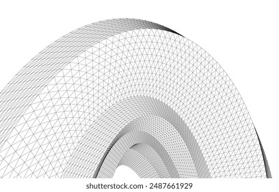 Abstract geometric background vector illustration