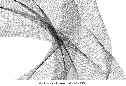 Abstract geometric background vector illustration
