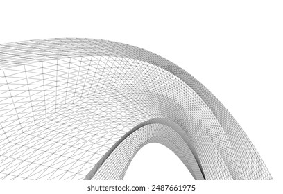 Abstract geometric background vector illustration