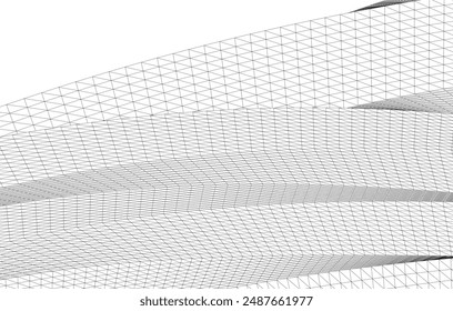Abstract geometric background vector illustration