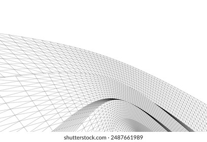 Abstract geometric background vector illustration