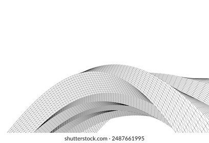 Abstract geometric background vector illustration
