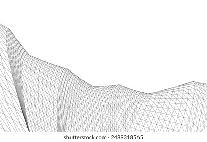 abstract geometric background vector illustration