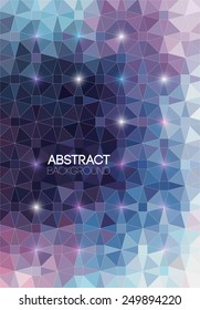 Abstract geometric background. Vector illustration.