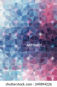 Abstract geometric background. Vector illustration.