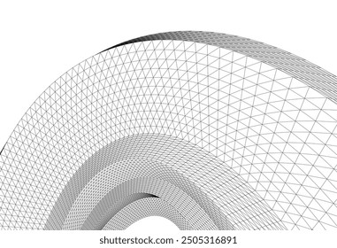 Abstract geometric background vector illustration