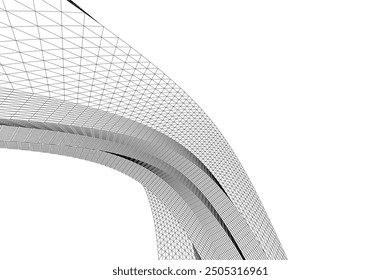 Abstract geometric background vector illustration