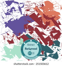 Abstract geometric background. Vector illustration. EPS 10.