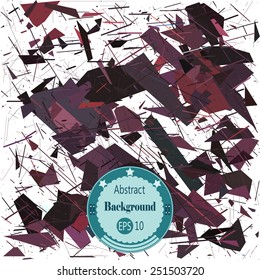 Abstract geometric background. Vector illustration. EPS 10.