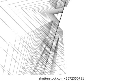 Abstract geometric background vector illustration