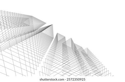 Abstract geometric background vector illustration