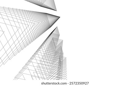 Abstract geometric background vector illustration