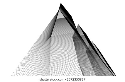 Abstract geometric background vector illustration