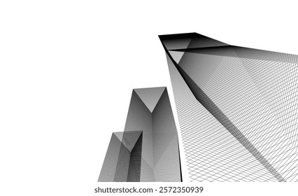 Abstract geometric background vector illustration