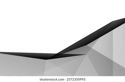 Abstract geometric background vector illustration