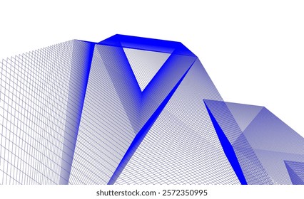 Abstract geometric background vector illustration