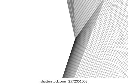 Abstract geometric background vector illustration