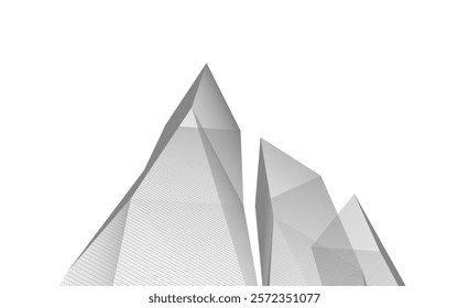 Abstract geometric background vector illustration