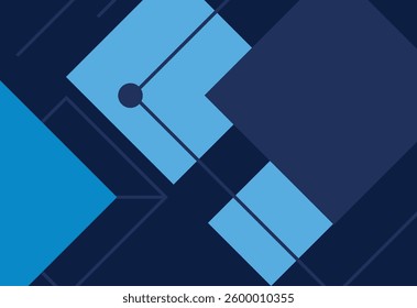Abstract geometric background. Vector illustration. Blue and white colors.