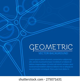 Abstract geometric background. Vector illustration
