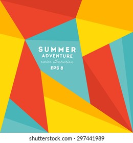 Abstract geometric background. Vector illustration