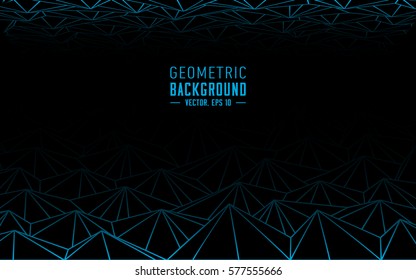 Abstract geometric background. Vector and illustration.