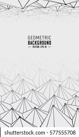 Abstract geometric background. Vector and illustration.