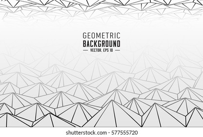 Abstract geometric background. Vector and illustration.