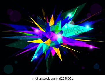 Abstract geometric background. vector illustration