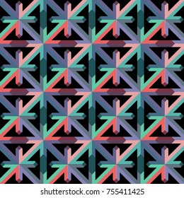 Abstract geometric background Vector illustration.
