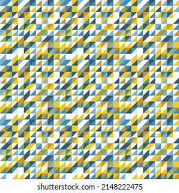 Abstract geometric background. Vector geometric pattern with triangles. Seamless background
