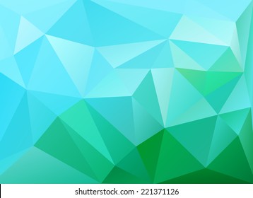Abstract  geometric background. Vector Polygon Illustration