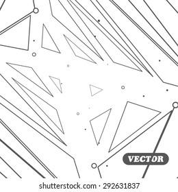 Abstract geometric background, vector polygonal element