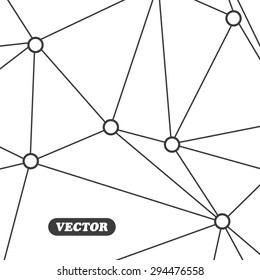 Abstract geometric background, vector polygonal element