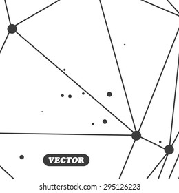 Abstract geometric background, vector polygonal element