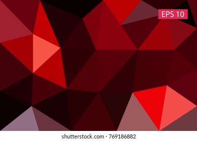 Abstract geometric background, vector from polygons, triangle, vector illustration, vector pattern, triangular template